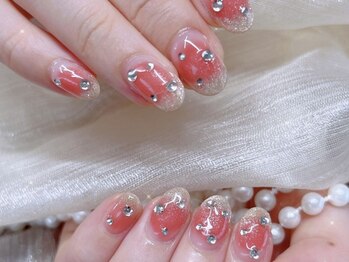 ミナ 渋谷店(Mina)/ふわふわチークネイル