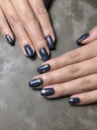 最近はやりのホログラムネイル