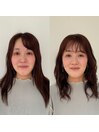 お客様ヘアメイク Before/After