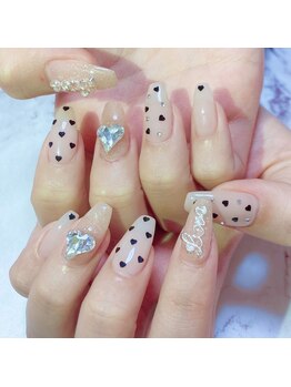 ミニョン(Minyon)/ドットネイル/バレンタイ