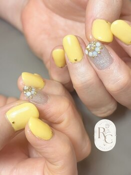 ネイルサロン ローズキュート シュシュ(NailSalon RoseCute chou chou)の写真/【ワンカラー・グラデ¥5500/¥6600】オフィスにもおすすめ!ちゅるん系も♪フィルイン/パラジェル対応OK◎