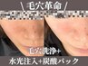 《毛穴革命パーフェクトコース》毛穴洗浄+炭酸パック+水光注入 ¥30800→¥9800