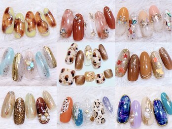 ラルネイル 大宮(Lull. nail)の写真/《◆EVENT◆Lull.nail☆Autumn初回オフ込￥7900》おすすめ☆季節の変わり目を彩る秋ネイル☆