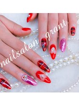 グラント(NAIL SALON&SCHOOL grant)/ミラーネイル