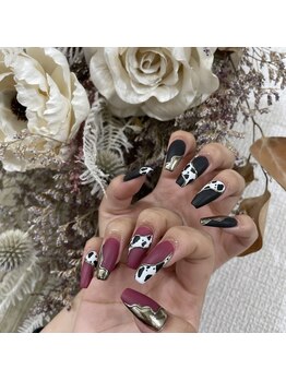 シェリームー(Cherie mu)/うねうねアニマル柄ネイル