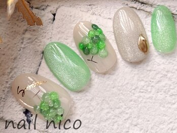ネイルニコ(nail nico)/ブドウネイル