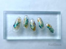 ネイル ドゥ 岡山駅前店(Nail Doux)/ピーコックニュアンスネイル