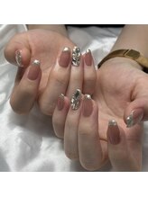 Mネイルアンドカフェ シェレステ/ストーン埋め尽くし