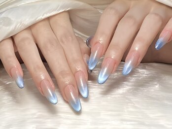 スペラ 大宮店(Spera)/長さ出しワンホンチークネイル