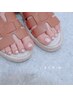 《open記念価格☆》FOOTミラーネイル＊1カラーコース（オフ.ケア込）