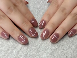 スキンカラーにライン★