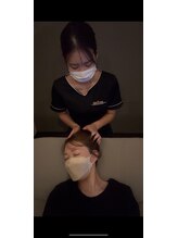 ヘッドミント 和歌山駅前店/ドライヘッドスパ施術風景