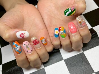モレリア 心斎橋店(morelia)/手書きアートネイル