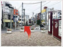 ルーツ 世田谷用賀院(Roots)/細い通りにお進みください。