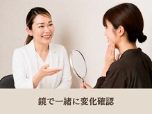 ピュアハリ/鏡で一緒に変化確認