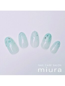 夏の定額ジェルアート　9460円