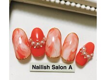 ネイリッシュサロン エー(Nailish Salon A)/2017/マーブルネイル