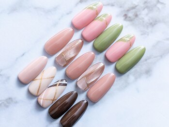 ムーンエステサロン(Moon Aesthe Salon)の写真/【ワンカラーで、大人上品な指先へ♪】シンプルで飽きのこないワンカラーが大人気！オフィスネイルにも◎