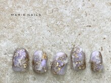 マリー ネイルズ いわきラトブ店(MARIE NAILS)/キラキラ 新規7700円税込 0515D