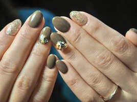 ワンカラー◇ビジュー