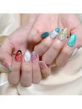 木にいる 錦糸町/10本自爪無制限デザイン