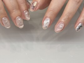 ちくはぐクリアネイル
