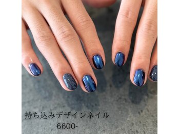 ミント(MINT)/ネイビーミラー