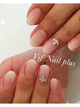 ヴィフネイルプラス(Vif Nail plus)/白グラデ☆
