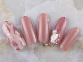 ニュアンスレオパードネイル♪