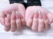 アリサネイル(ALISA NAIL)/ガラスフレンチ