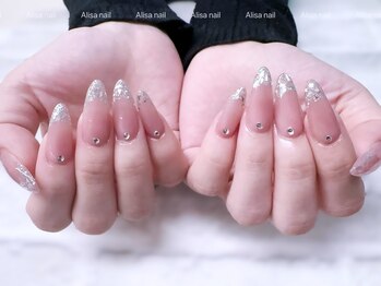 アリサネイル(ALISA NAIL)/ガラスフレンチ
