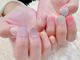 メンバーカラーネイル♪