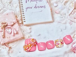 フリーアート♪3Dリボンネイル