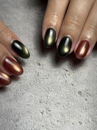 テラコッタ×フォレストグリーン