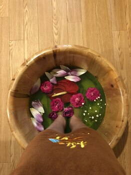 極めリラクゼーション/足湯も気持ちいい～