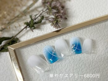 ネイルアンドアイラッシュサロン ブレス 長町南駅店(BLESS)/パールチークネイル