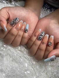 長さ出し☆フレンチ☆埋め尽くし