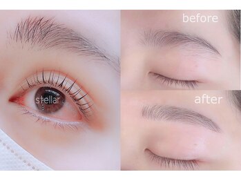 ステラァ(stellar)/まつげパーマ×眉毛ワックス