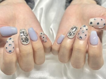 バベル 北堀江店(Babel)/ビジューネイル ¥7000