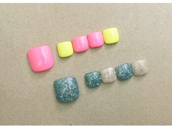 ワンラブネイルズ 池袋店(One Love Nails)/ワンカラーフットネイル☆