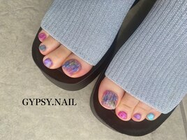 紫陽花ネイル