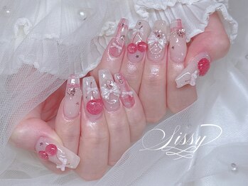 シシー 難波店(sissy)の写真/華やかなデザインで周りと差をつけて自慢の美爪に☆貴方のなりたい指先を叶えます♪持ち込みデザインOK◎