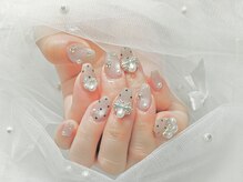 エイト アイラッシュアンドネイル 大宮店(eight)/マグネット×ドットネイル