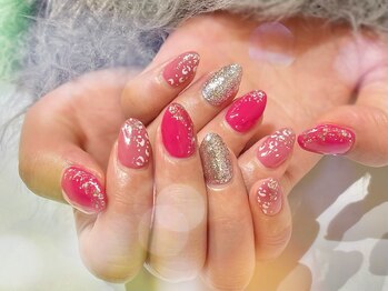ピンクヒョウ柄 Pg ルームヘアネイル 梅ヶ丘店 Room Hair Nail のフォトギャラリー ホットペッパービューティー
