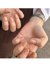 エルネイル(elu nail)/ニュアンス/ミラー/冬ネイル