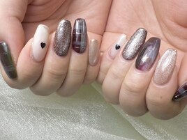 パラジェル チェック柄