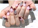 【スカルプ】バレンタインネイル