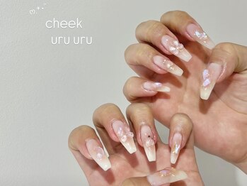 ランドネイル 天神(LANDNAIL)/cheek♪　Mio
