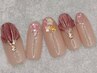 8月￥6980★マーメイドネイル(ケア込パラジェル変更別途550円