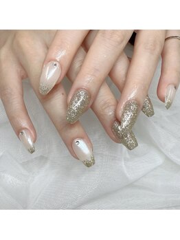 ホワイト×ゴールド